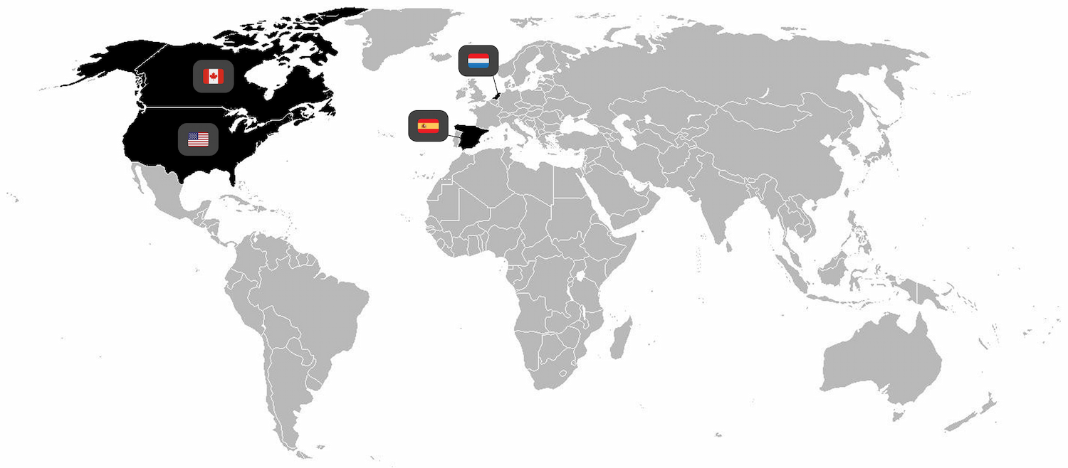 Store locations map